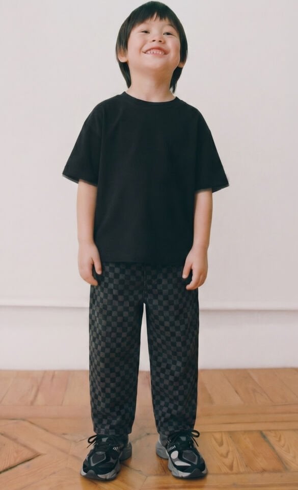 Dama Desenli Pantolon 6-7 YAŞ