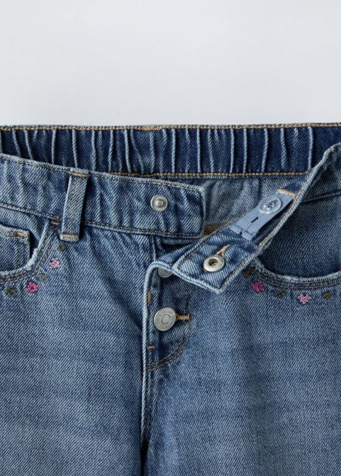 Straight Fit İşleme Jean