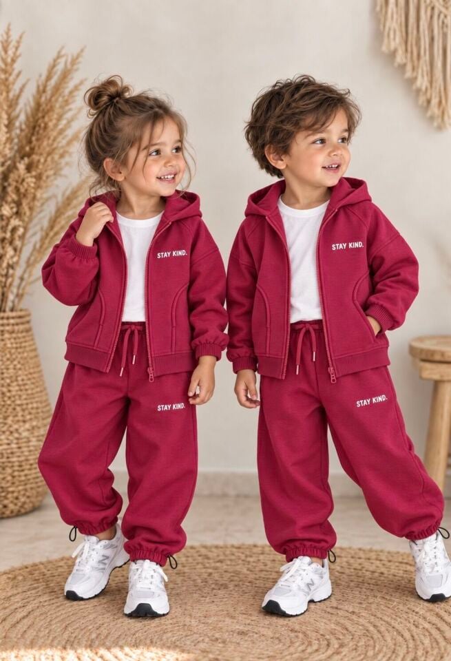 Unisex Fermuarlı Esofman Takım 9-10 YAŞ