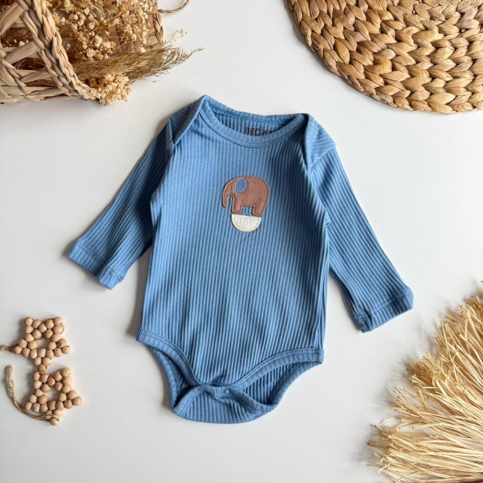 3'Lü Fil Bebek Badi Zıbın 3-6 AY