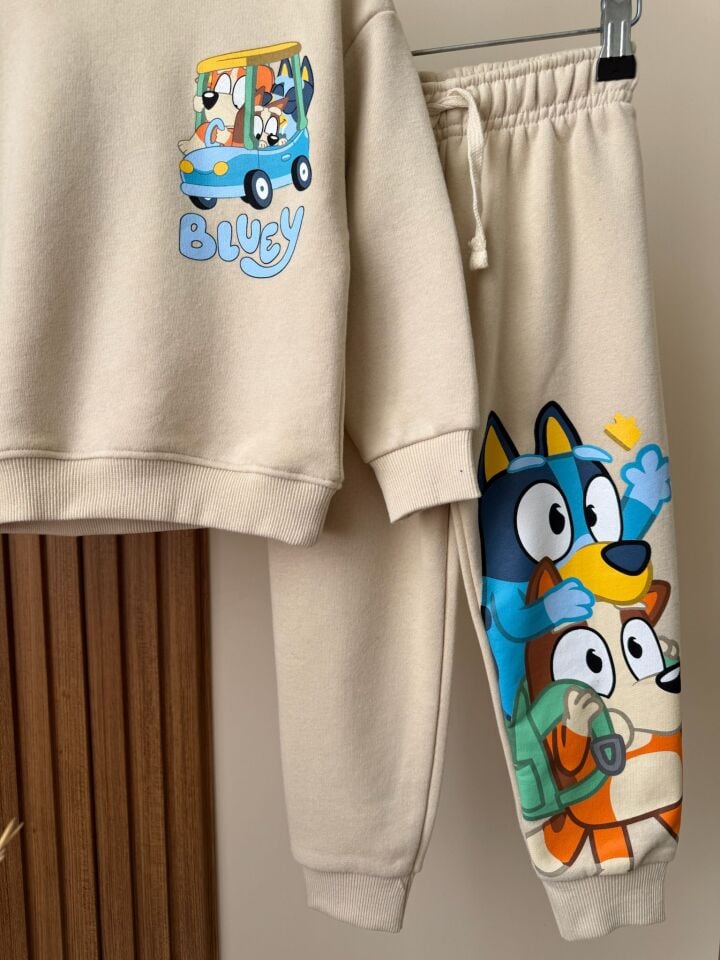 Bluey Baskılı Takım