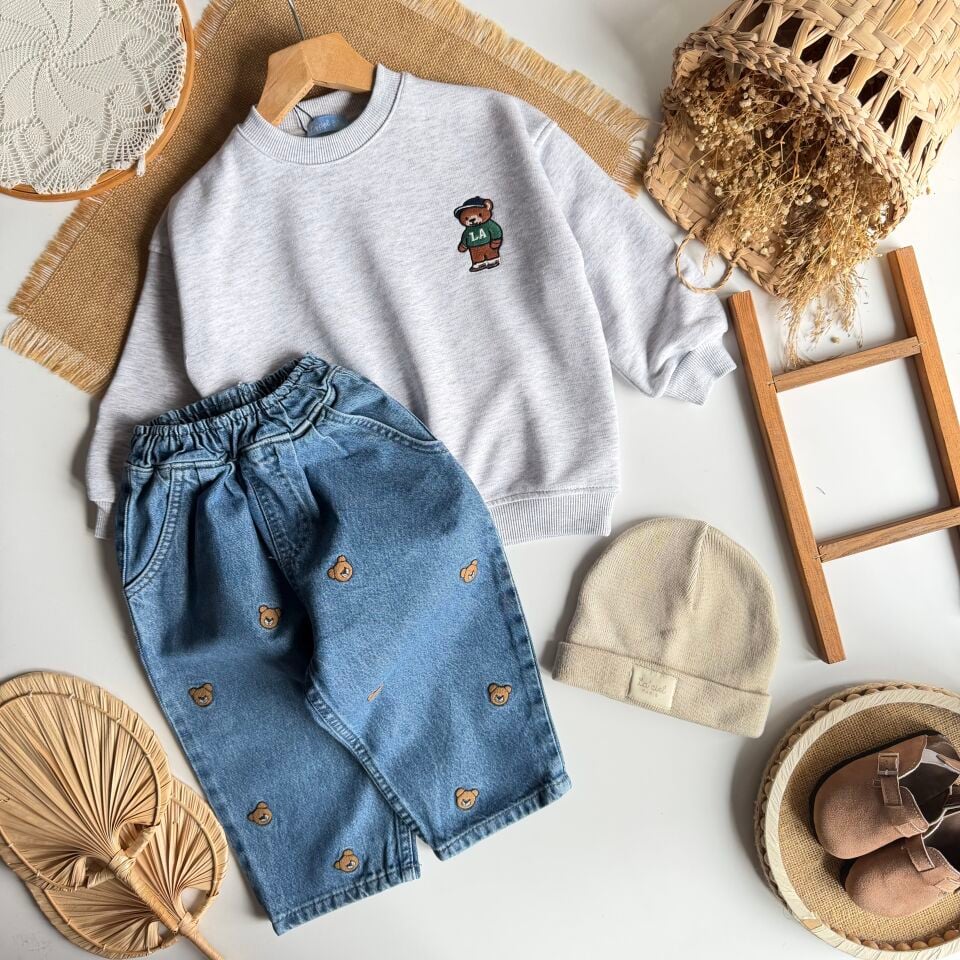 Denim Bear Pantolon 6-7 YAŞ