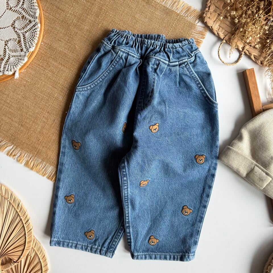 Denim Bear Pantolon 6-7 YAŞ