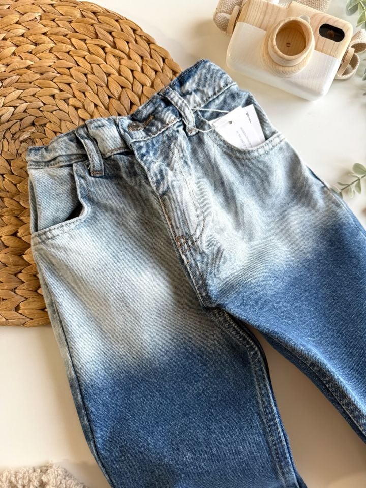 Unisex Çift Renk Jean