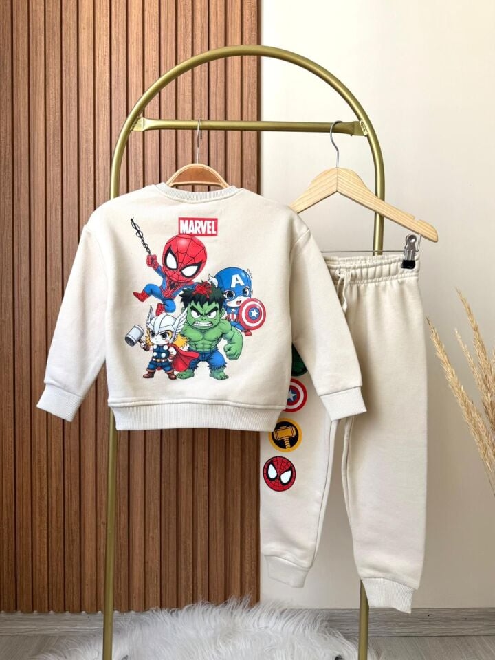 Marvel Baskılı Takım 2-3 YAŞ