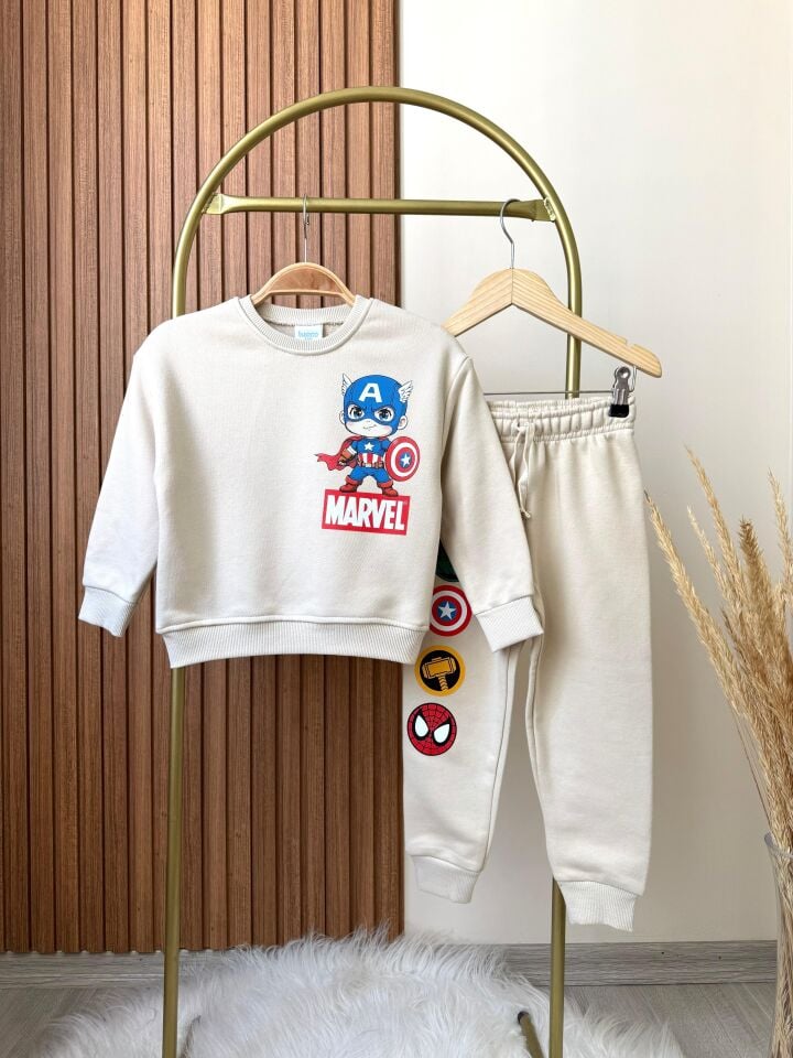 Marvel Baskılı Takım 2-3 YAŞ
