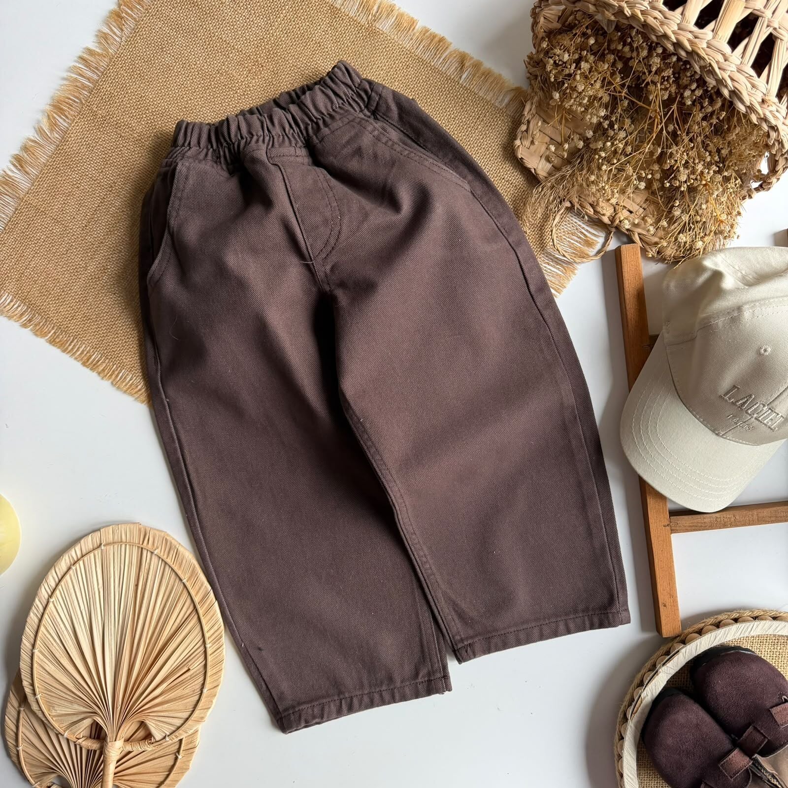 Kahve Balon Pantolon 9-10 YAŞ