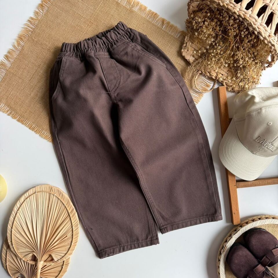 Kahve Balon Pantolon 9-10 YAŞ