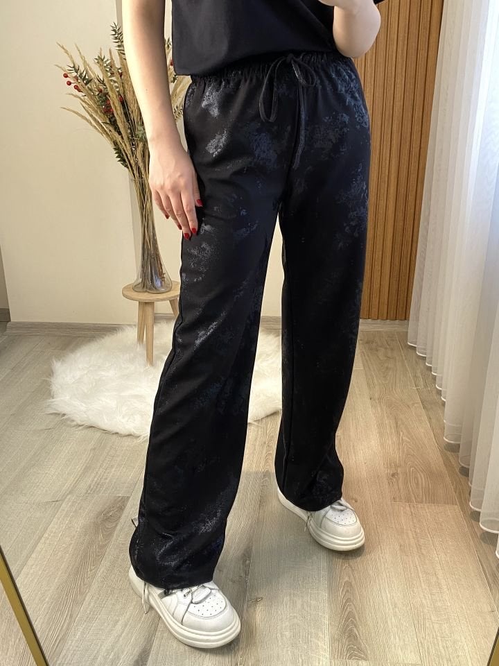 Siyah Varak Pantolon