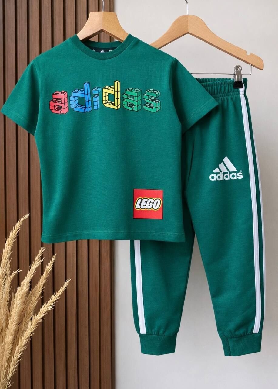 Ads Lego Baskılı Yeşil Takım 2-3 YAŞ