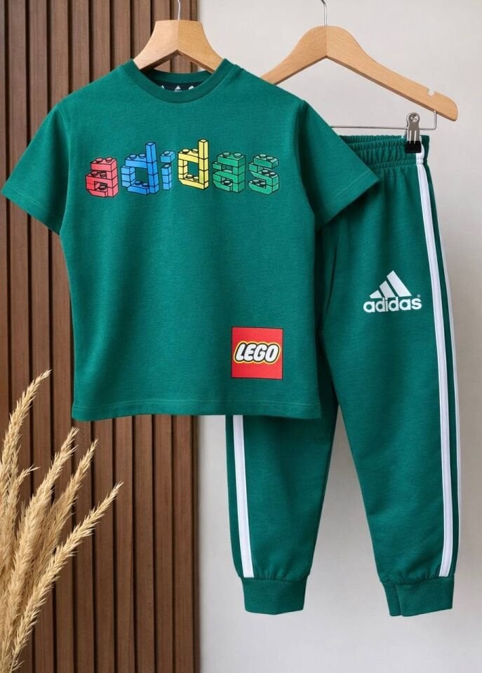 Ads Lego Baskılı Yeşil Takım 2-3 YAŞ