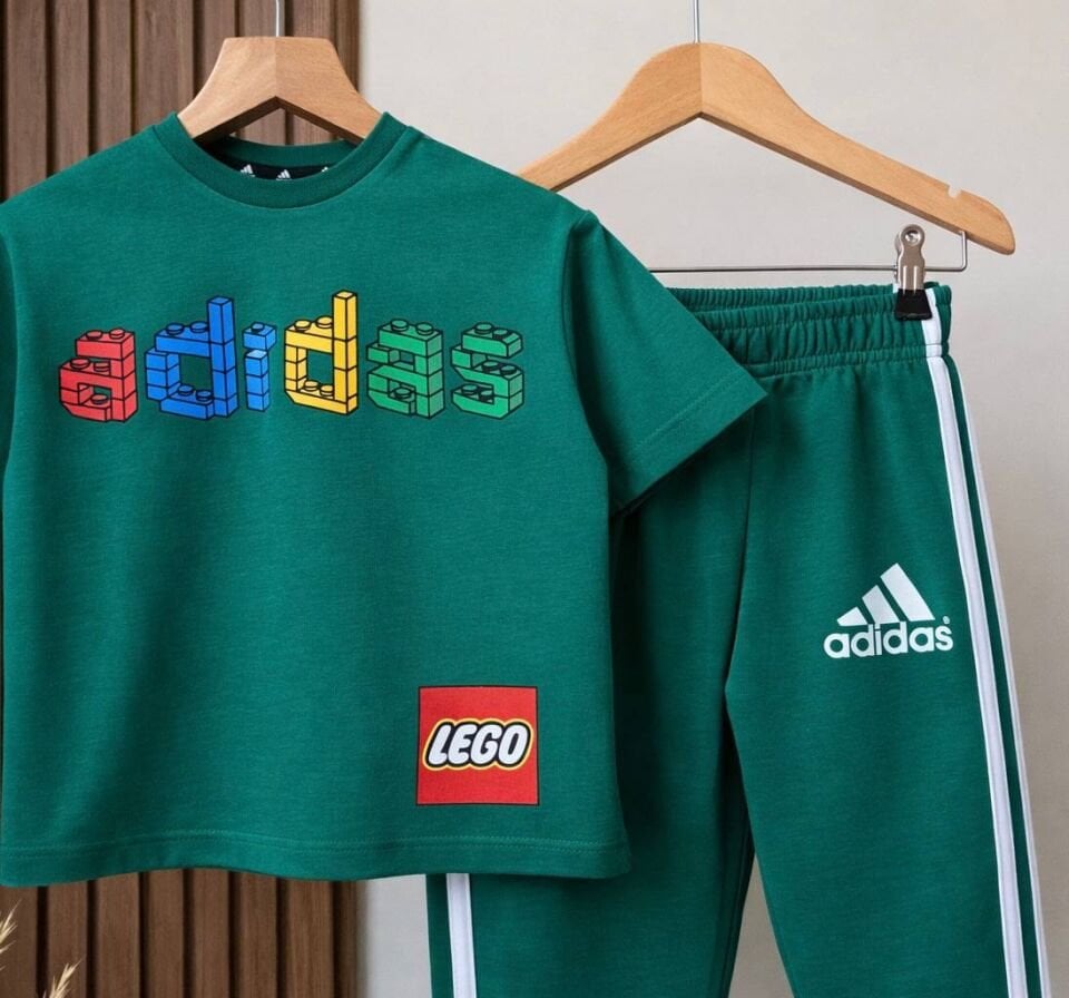 Ads Lego Baskılı Yeşil Takım 2-3 YAŞ