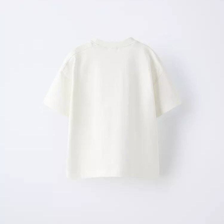 Laciel Beyaz Kısa Kol Tshirt 6-7 YAŞ