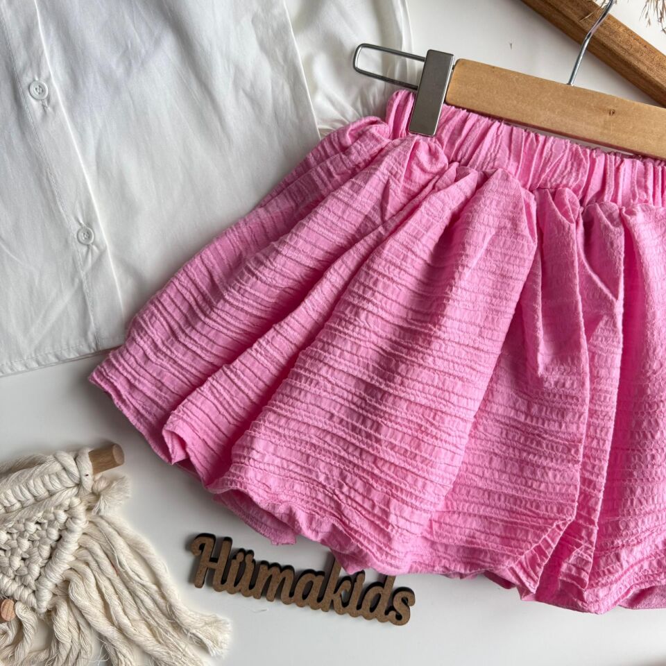 Pembe Eteklı Takım (toka hedıyelı) 4-5 YAŞ