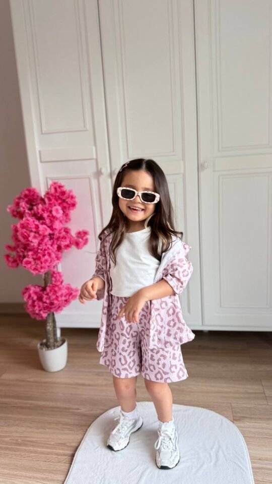 Leopar Desenli Takım 9-10 YAŞ