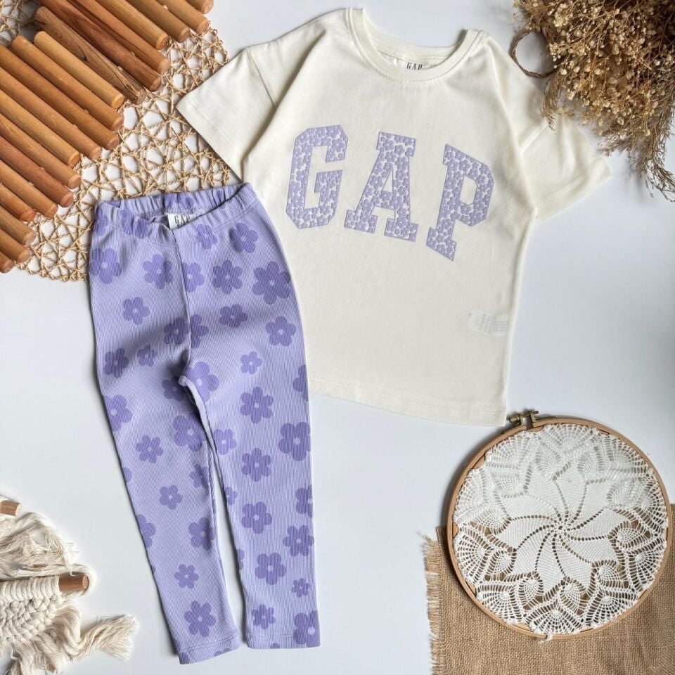 Gp lila Desenli Takım 5-6 YAŞ