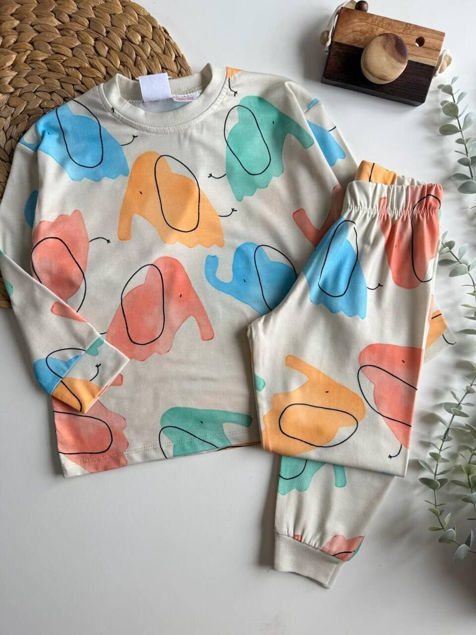 %100 Pamuklu Pijama Takım