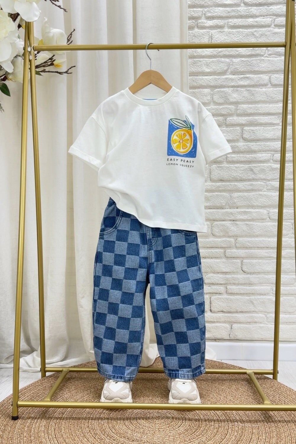 Limon Desenli Tshirt 6-7 YAŞ