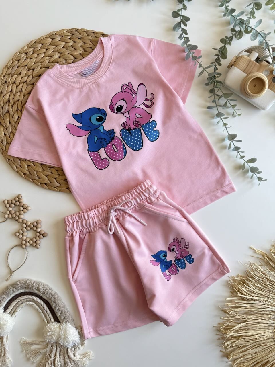Stitch Baskılı Takım