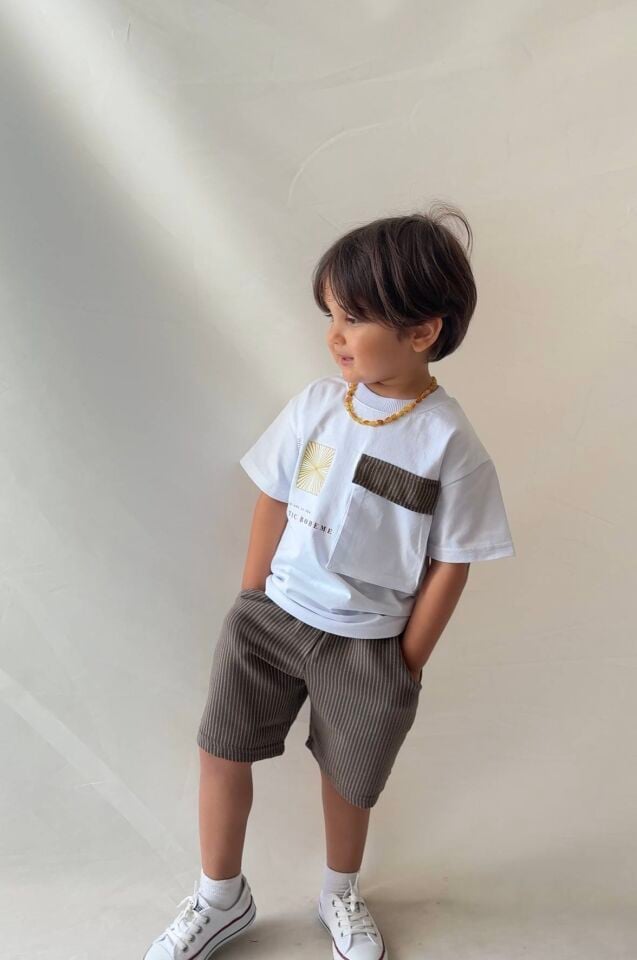 Çizgili Basic Takım 9-10 YAŞ