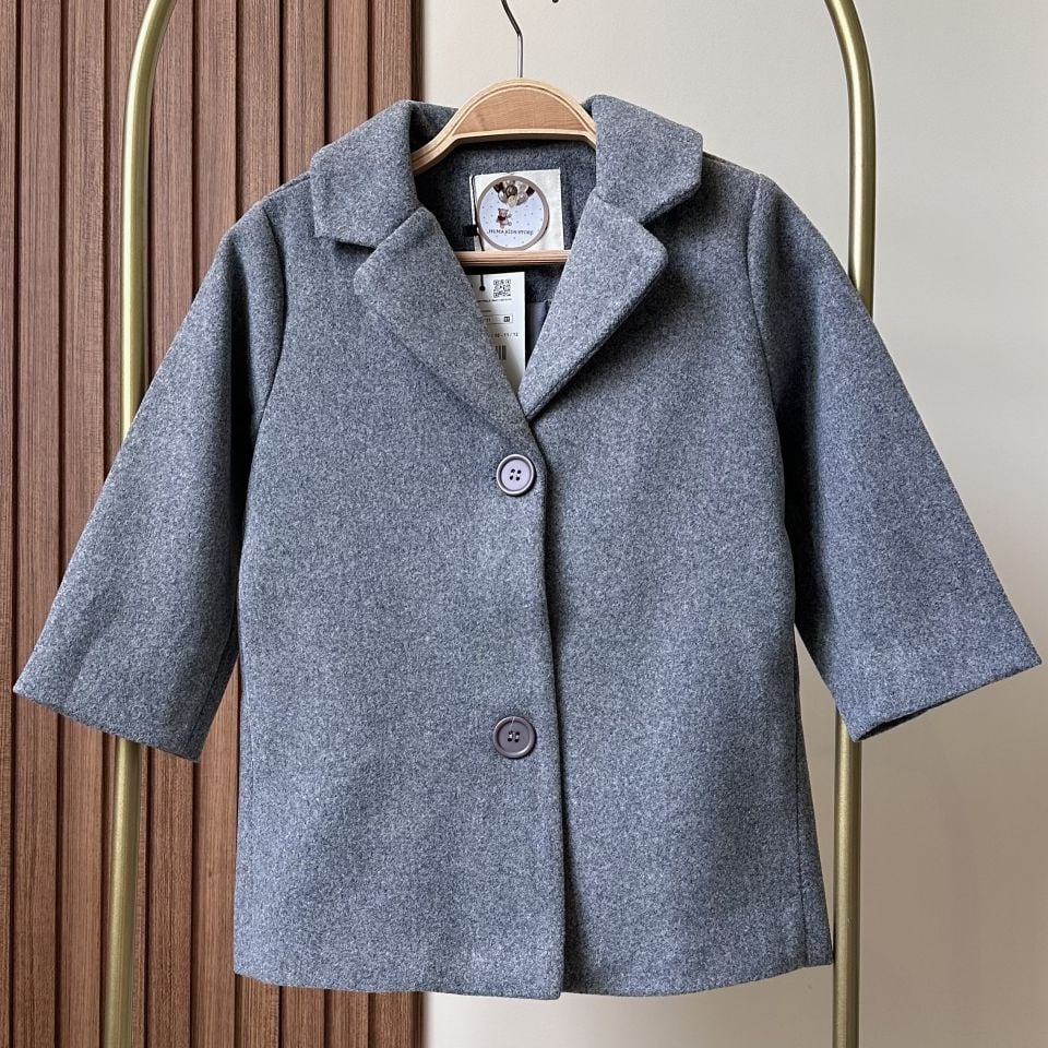 Mrka Model Gri Kaban 11-12 YAŞ