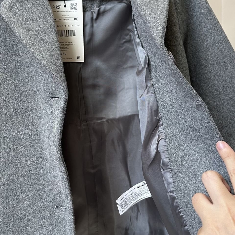 Mrka Model Gri Kaban 11-12 YAŞ