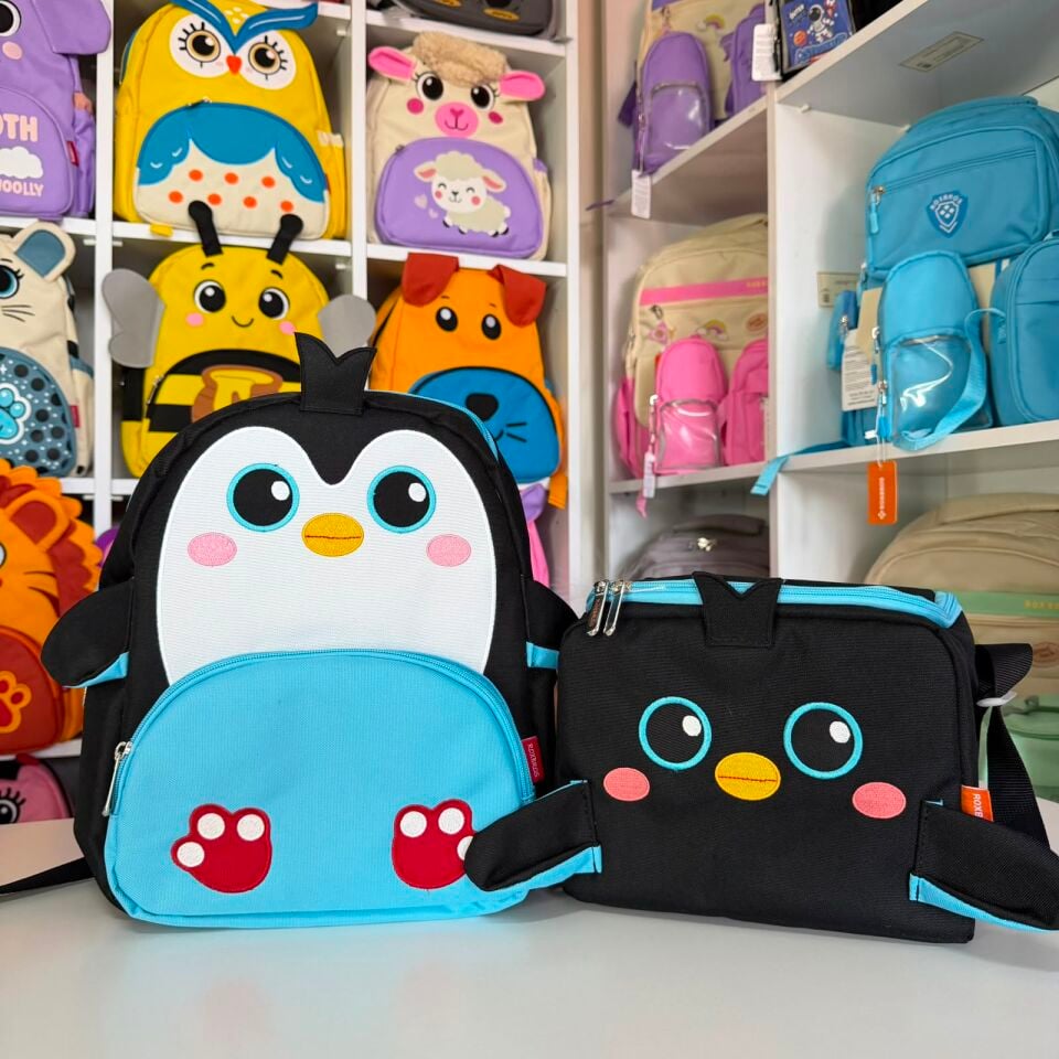 Penguen Model Kreş Çanta Takımı Adet