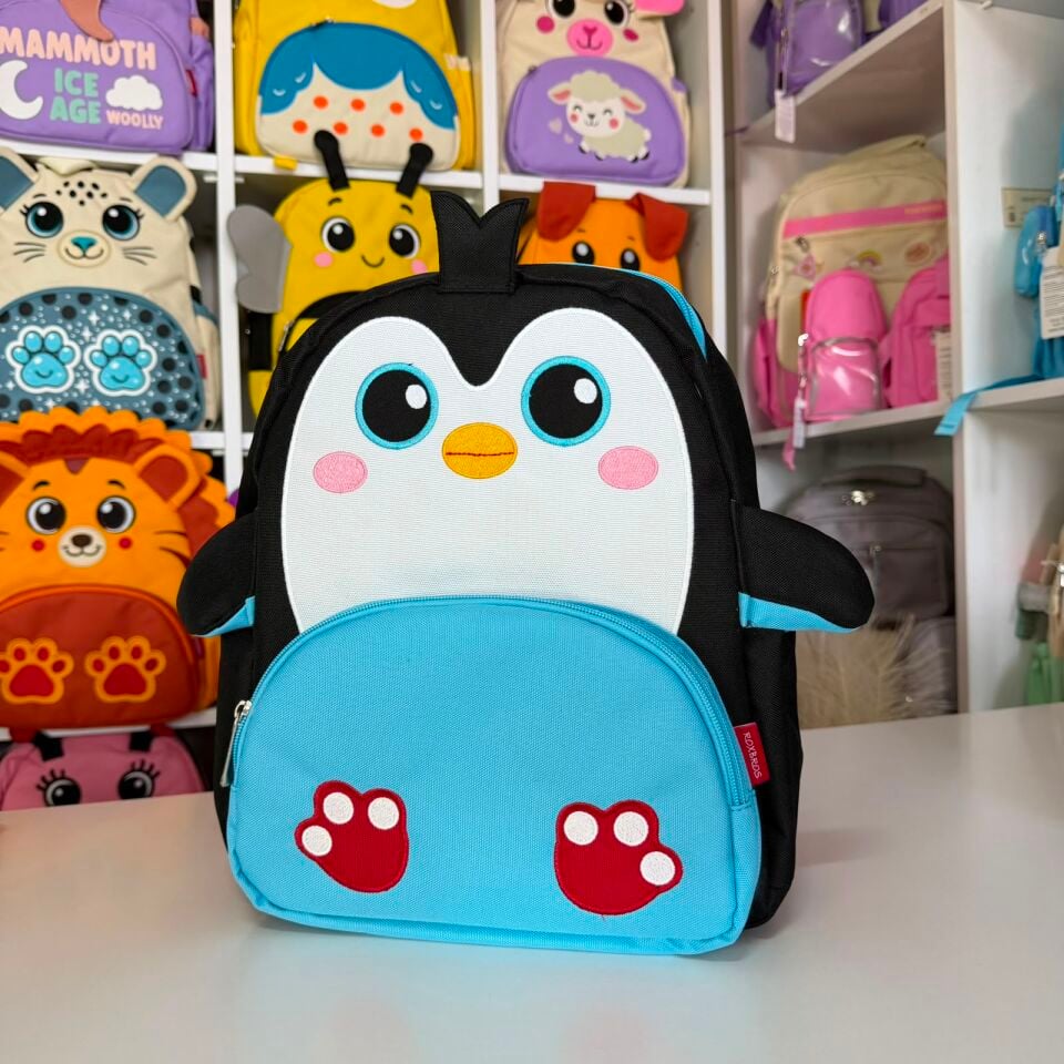 Kreş Boy Penguen Çanta Adet