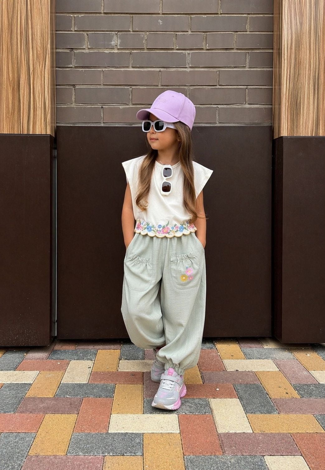 Muslin Kumas Mint Takım 9-10 YAŞ