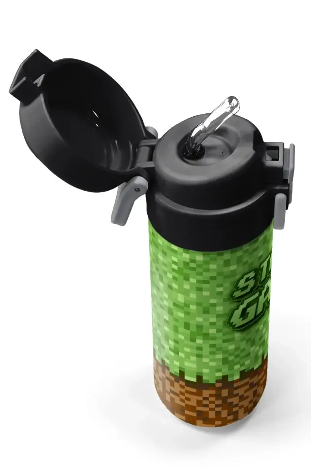 Coral High Craft Desenli Katlanır Ağızlıklı Çelik Termos 500 ml Adet