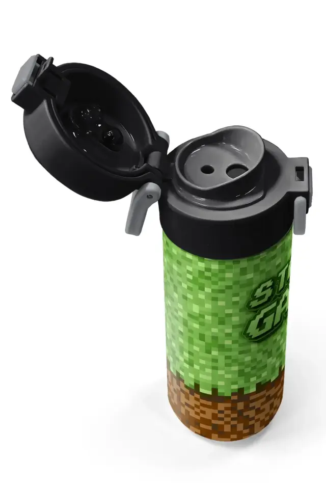 Coral High Craft Desenli Katlanır Ağızlıklı Çelik Termos 500 ml Adet