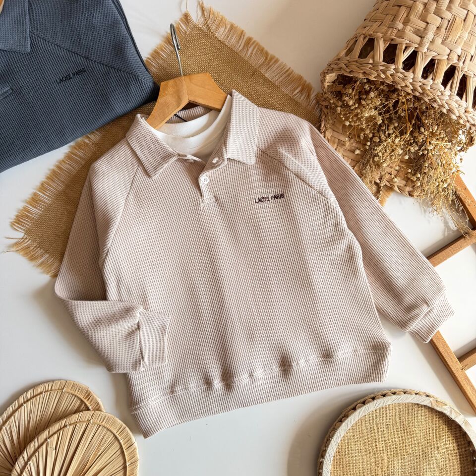 Polo Yaka Gofre Sweat 6-7 YAŞ