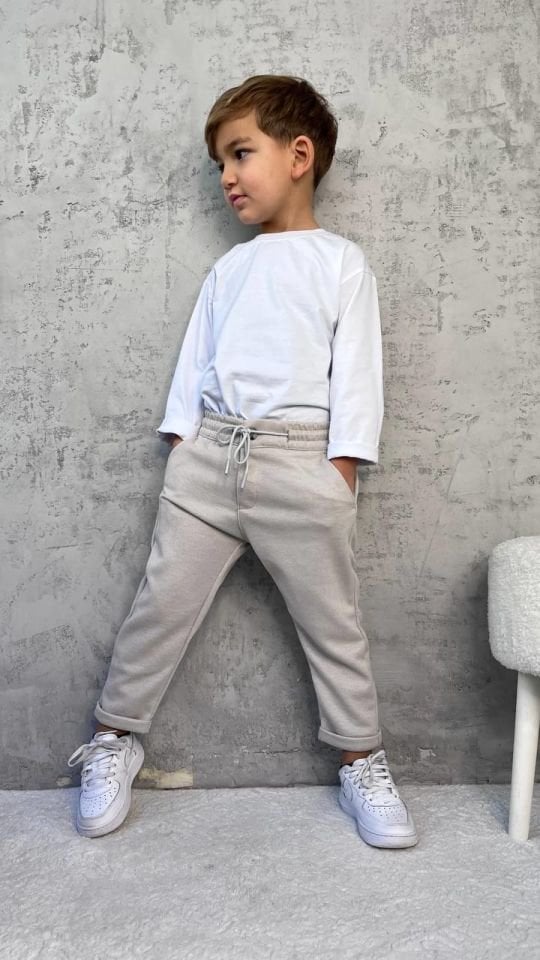 Gri Jogger Pantolon