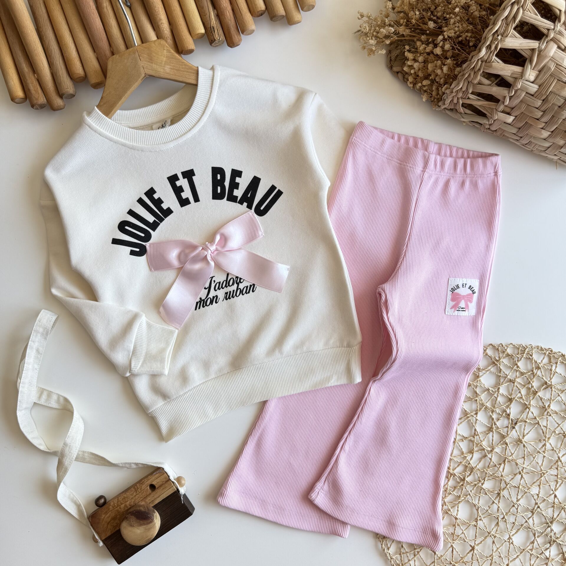 Fiyonklu İspanyol Taytlı Takım 5-6 YAŞ