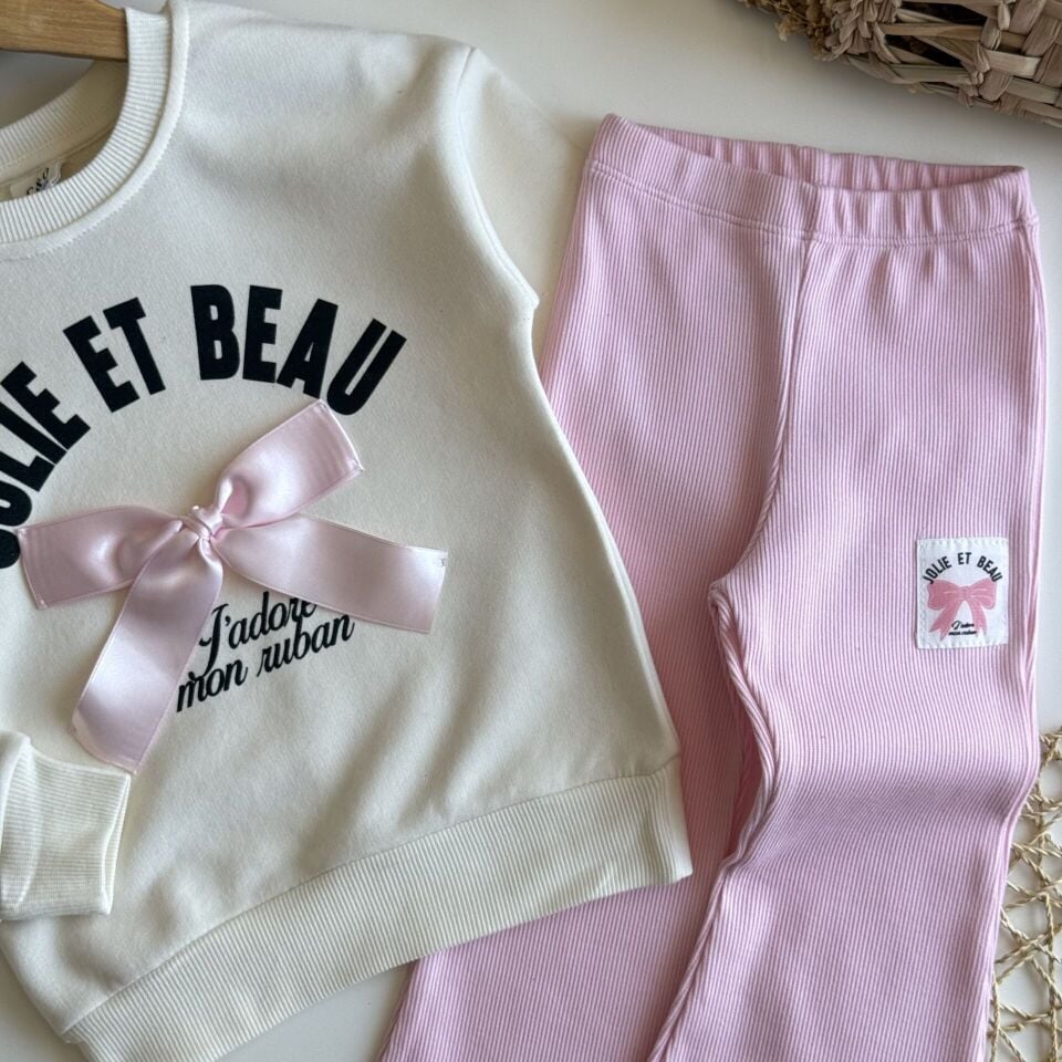 Fiyonklu İspanyol Taytlı Takım 5-6 YAŞ