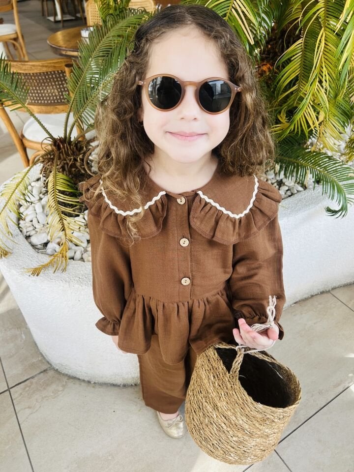 Müslin Kahve Takım 7-8 YAŞ