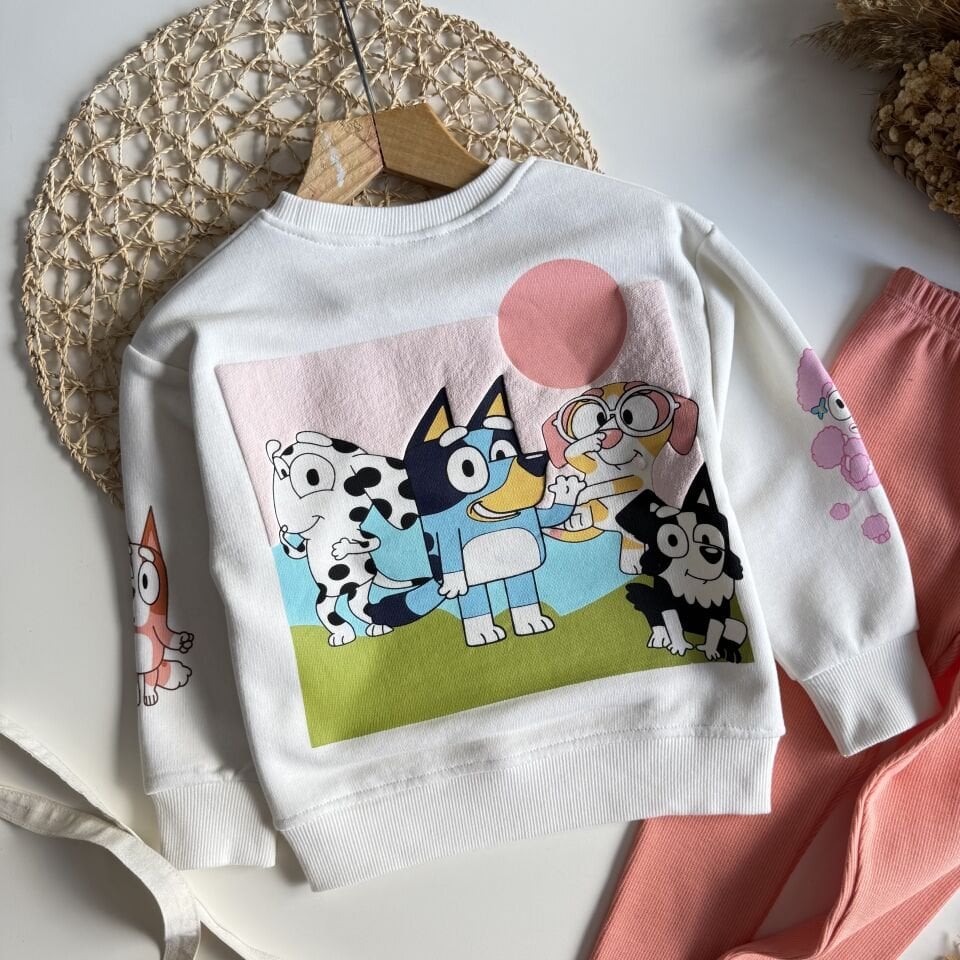 Bluey Baskılı Takım