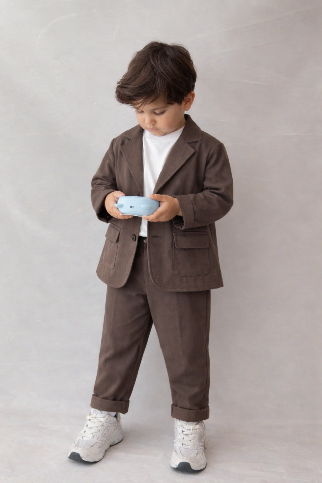 Kahve Ceketli Takım 9-10 YAŞ