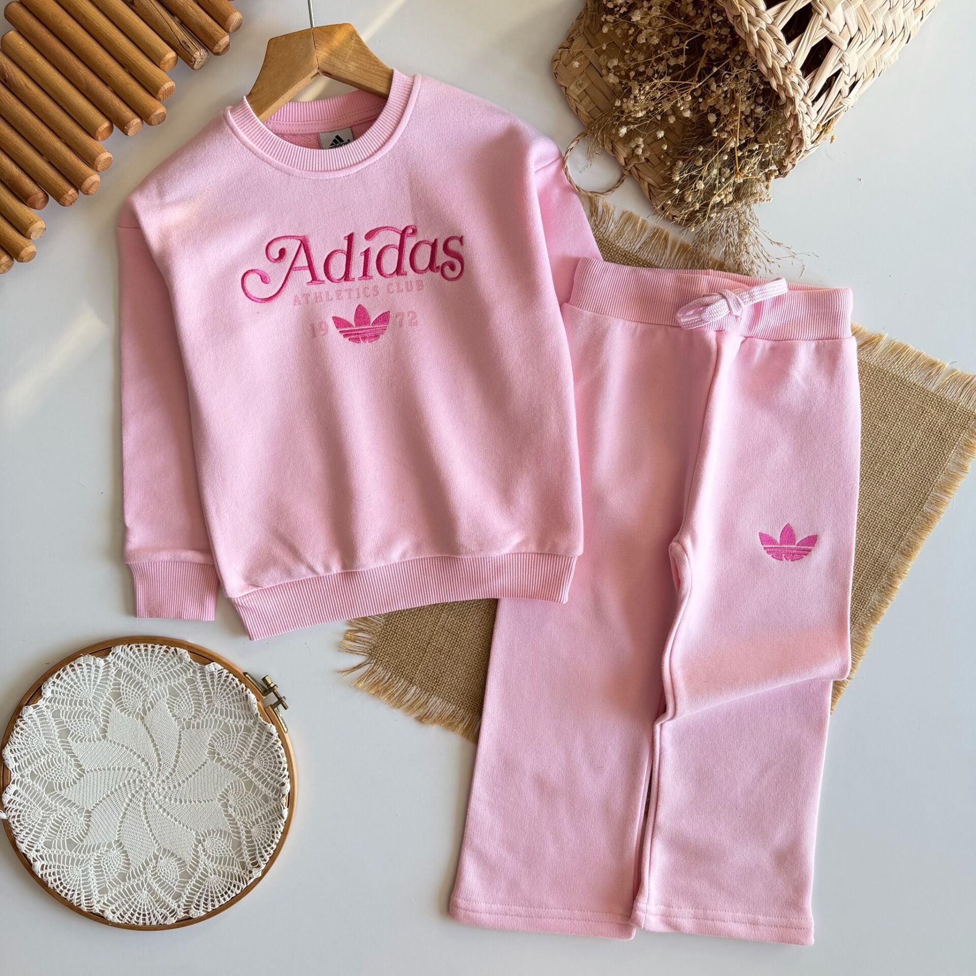 Ads İşlemeli Pembe Takım 7-8 YAŞ
