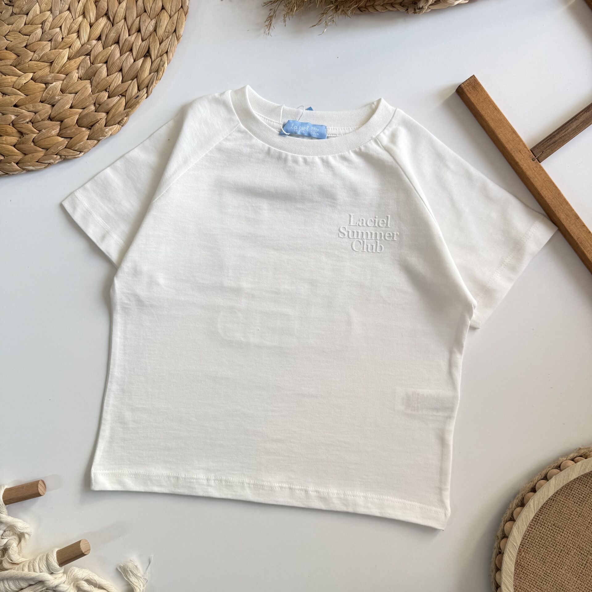 Laciel Beyaz Tşhirt 6-7 YAŞ