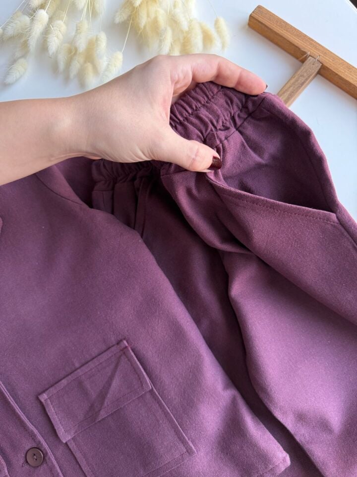 Mürdüm Ceketli Takım 7-8 YAŞ