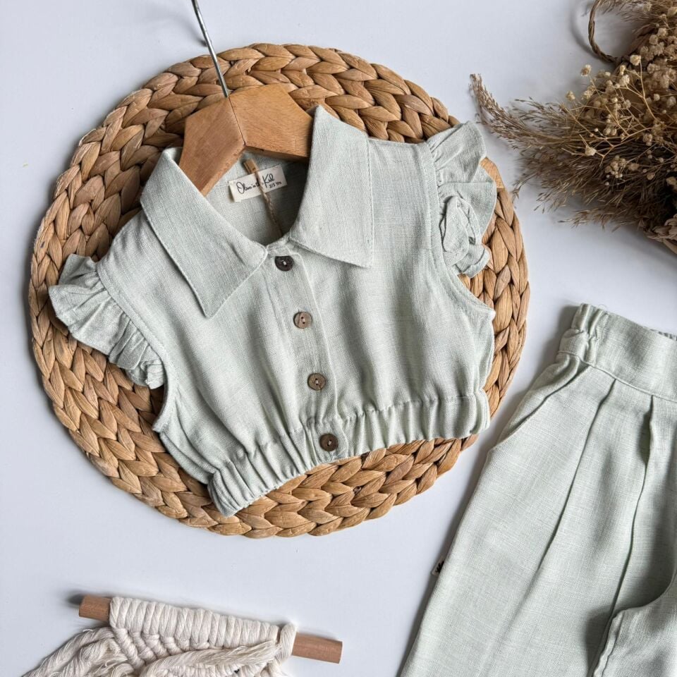 Mint %100 Keten Takım 6-7 YAŞ