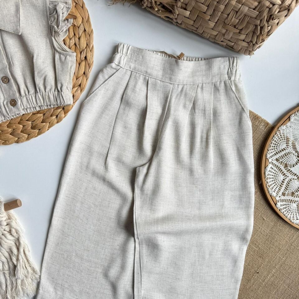 %100 Keten Takım 3-4 YAŞ