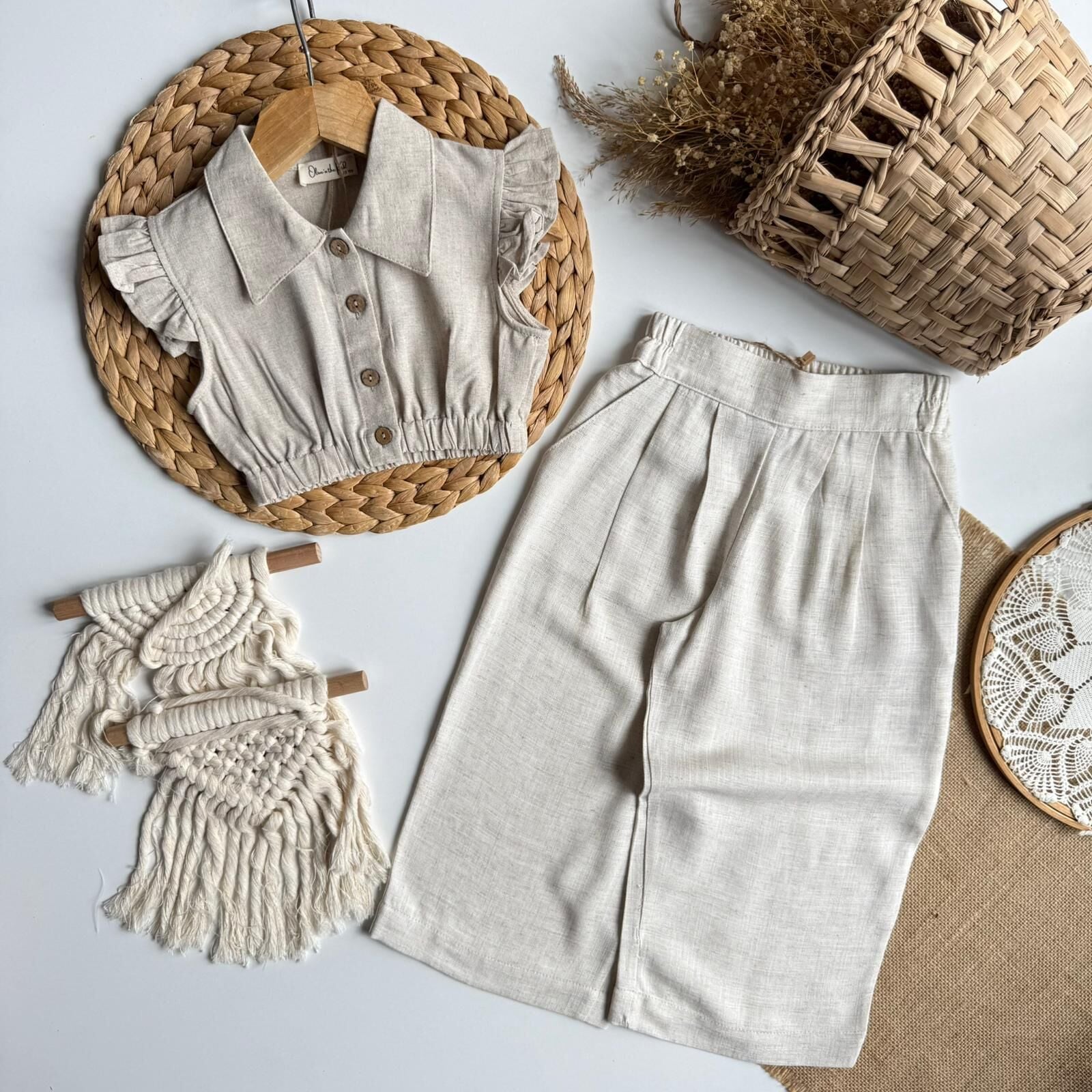 %100 Keten Takım 3-4 YAŞ