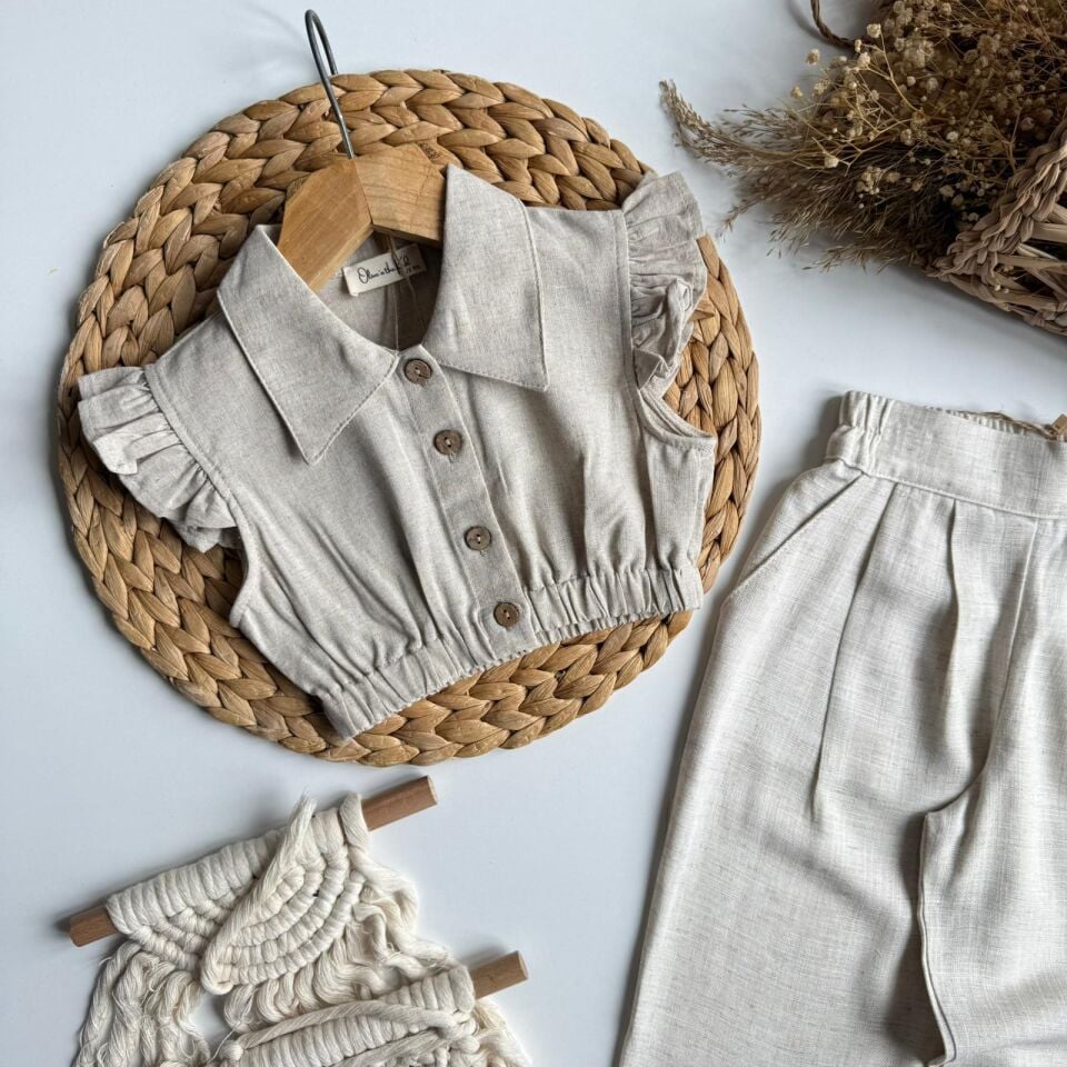 %100 Keten Takım 3-4 YAŞ