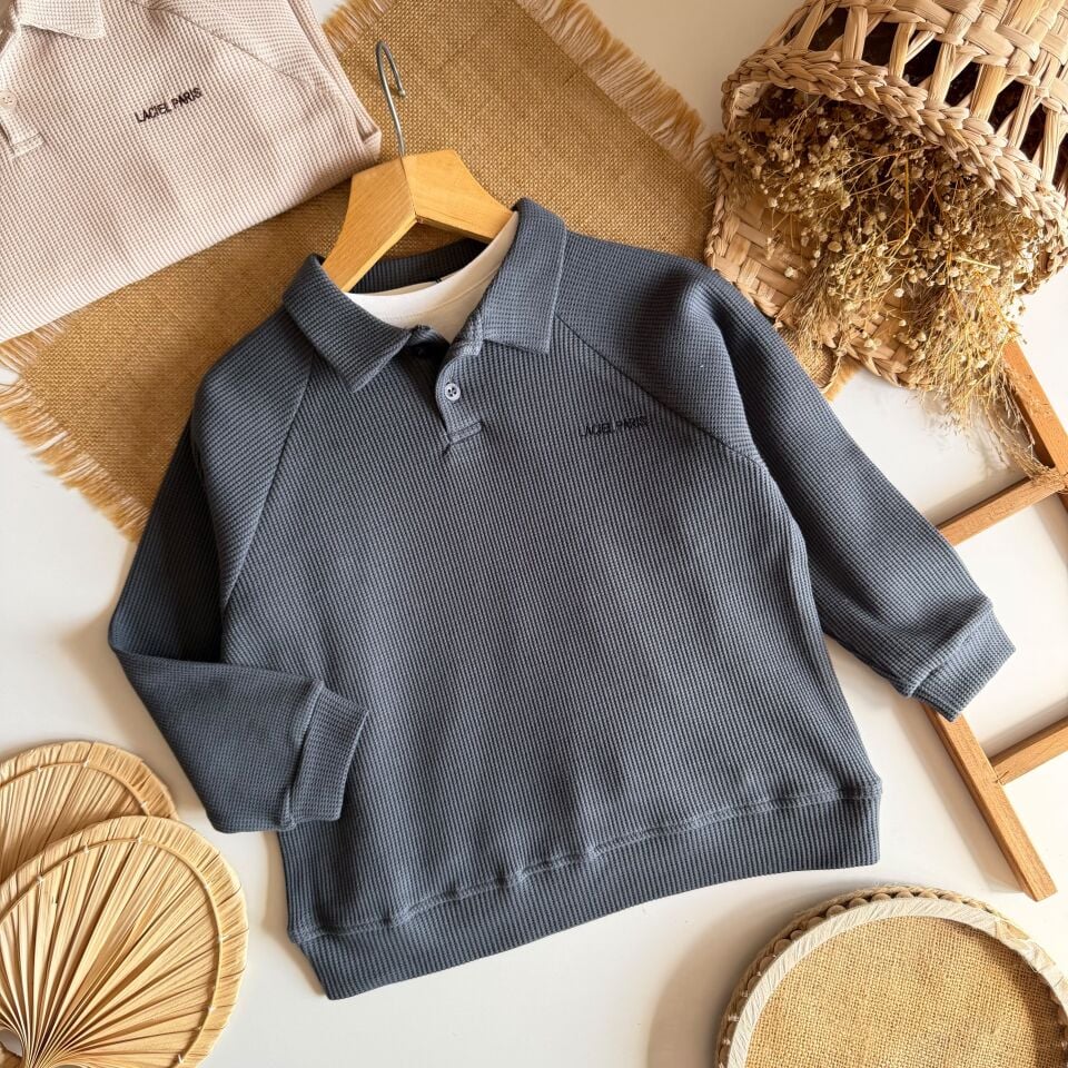 Polo Yaka Gofre Sweat 6-7 YAŞ