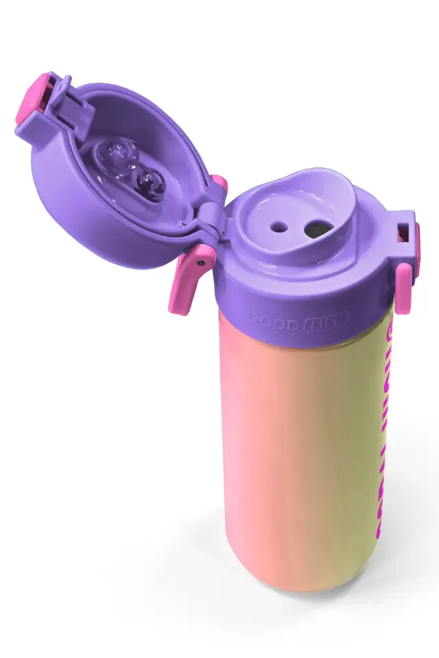 Coral High Kids Renk Geçişli Pipetli ve Direkt İçim Çelik Termos 500 ml 31868 Adet