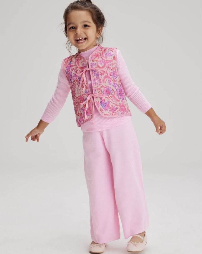 3'lü Pembe Hırkalı Set