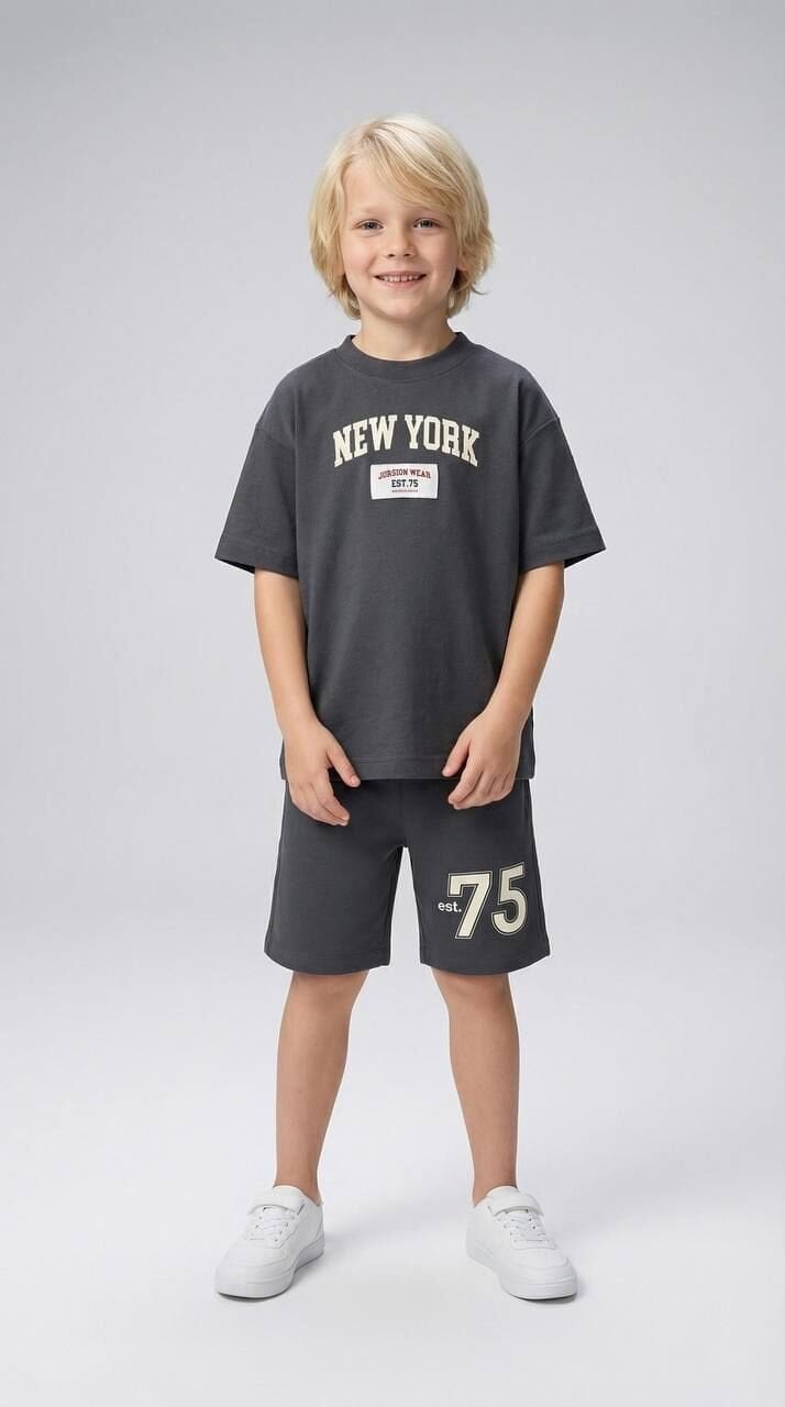 Antrasit Newyork Basic Takım 13-14 YAŞ