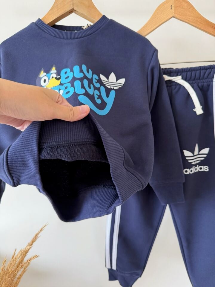 Bluey Baskılı Lacivert Takım 7-8 YAŞ
